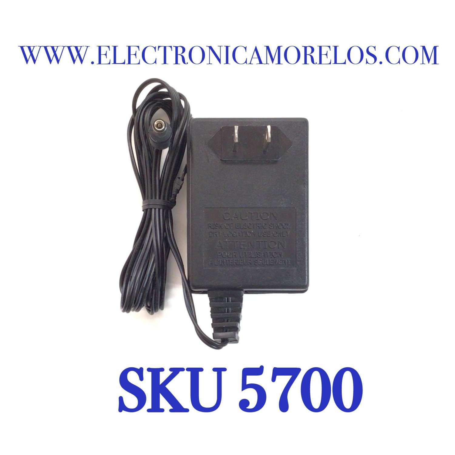 CARGADOR / ADAPTADOR DE FUENTE DE ALIMENTACION AC/DC SLLEA / NUMERO DE PARTE DE-41-DC-1200500 / ENTRADA VCA 120V~ 60HZ / SALIDA VCD 12V 500MA / E217230 / MODELO DE-41-DC-1200500